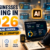 Small business owner using AI marketing dashboard and automation tools to improve content creation, SEO, social media marketing, website performance, and business growth in 2026